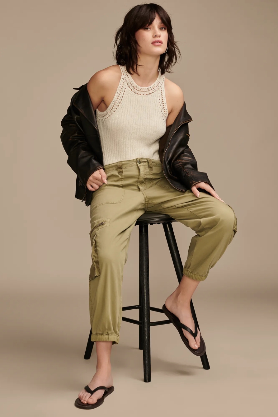 KNIT RIB SWEATER TANK, image 2