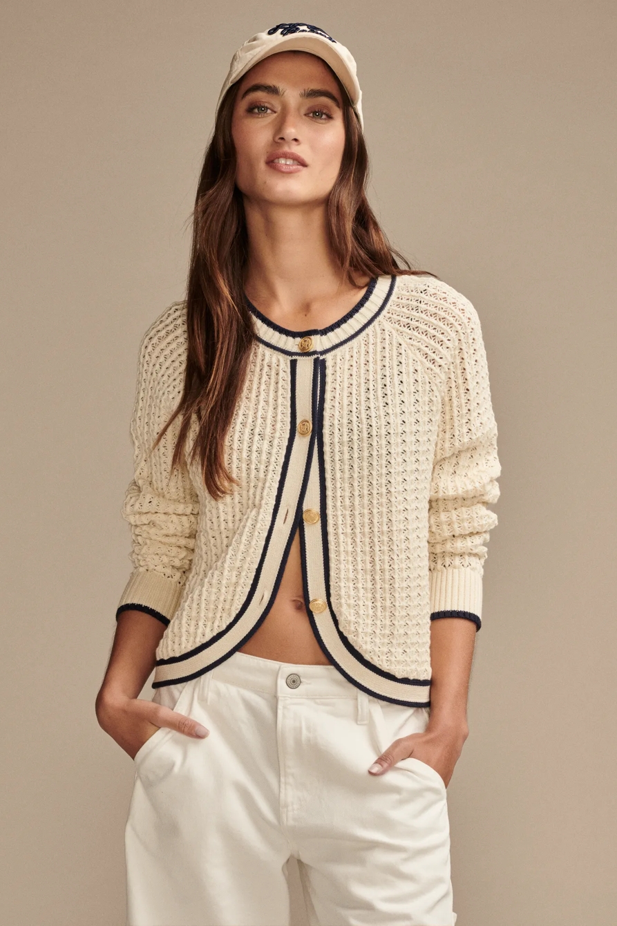 BUTTON FRONT SWEATER JACKET, image 2