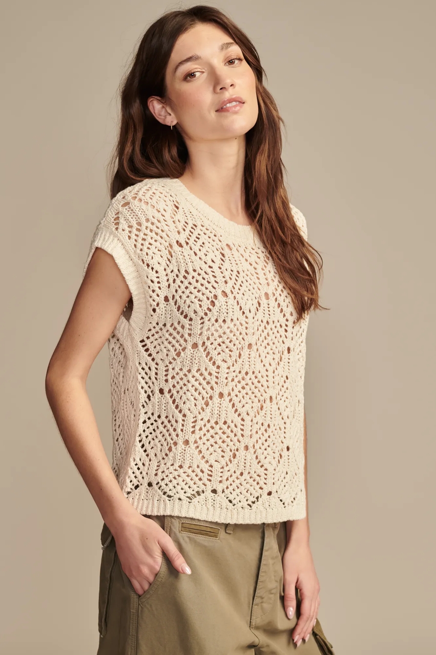 CROCHET SWEATER VEST, image 3