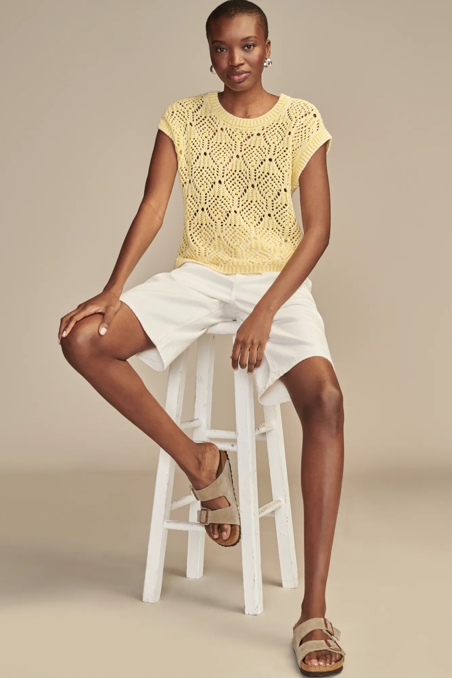 CROCHET SWEATER VEST, image 1