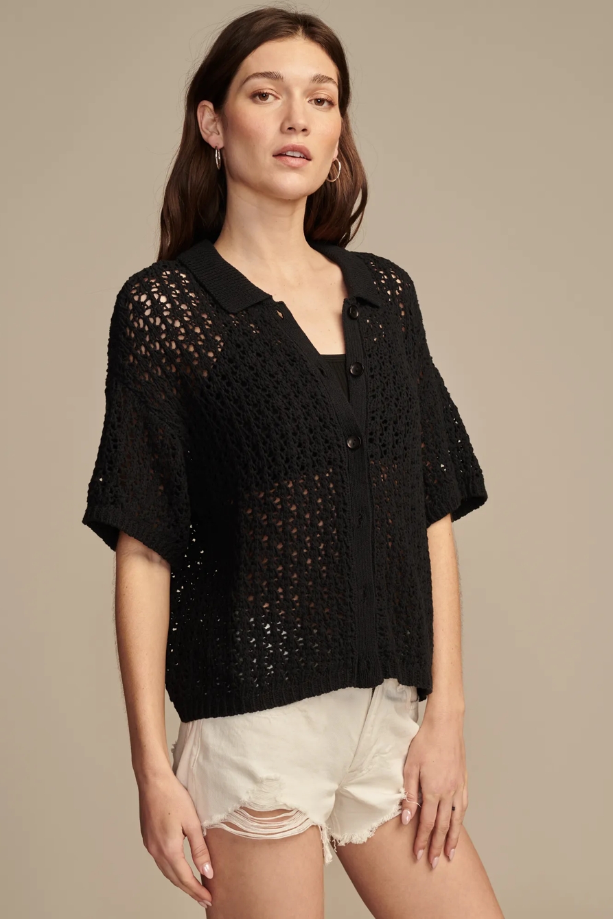 POINTELLE CAMP SHIRT, image 4