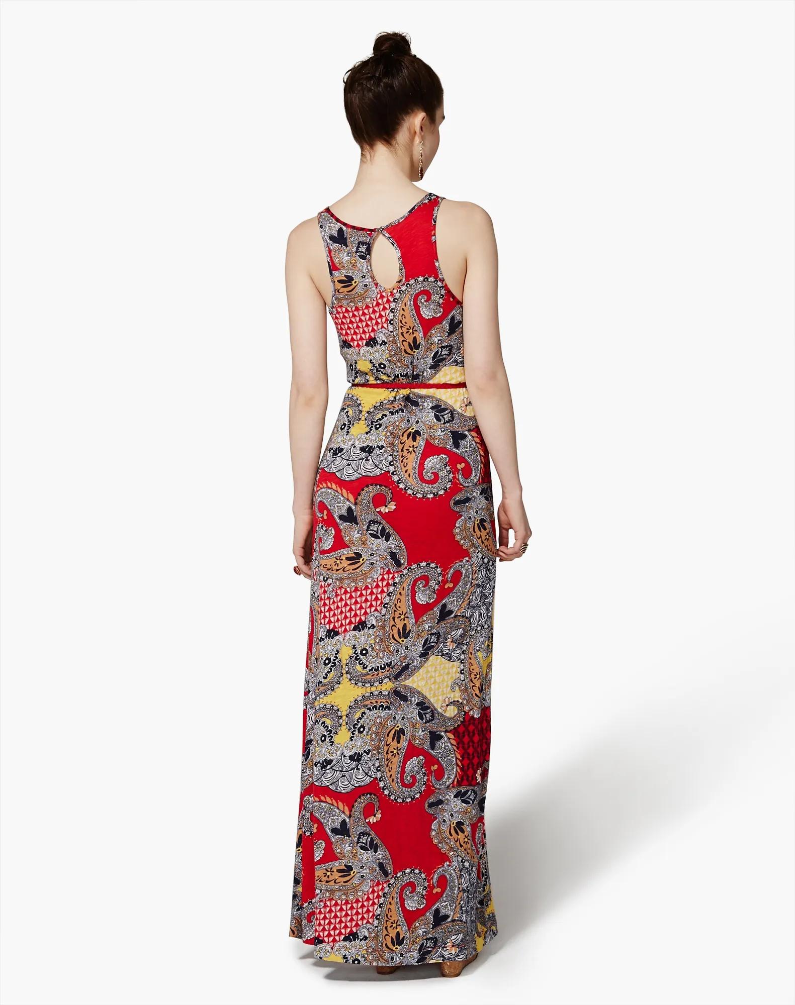 PAISLEY MAXI DRESS, image 2