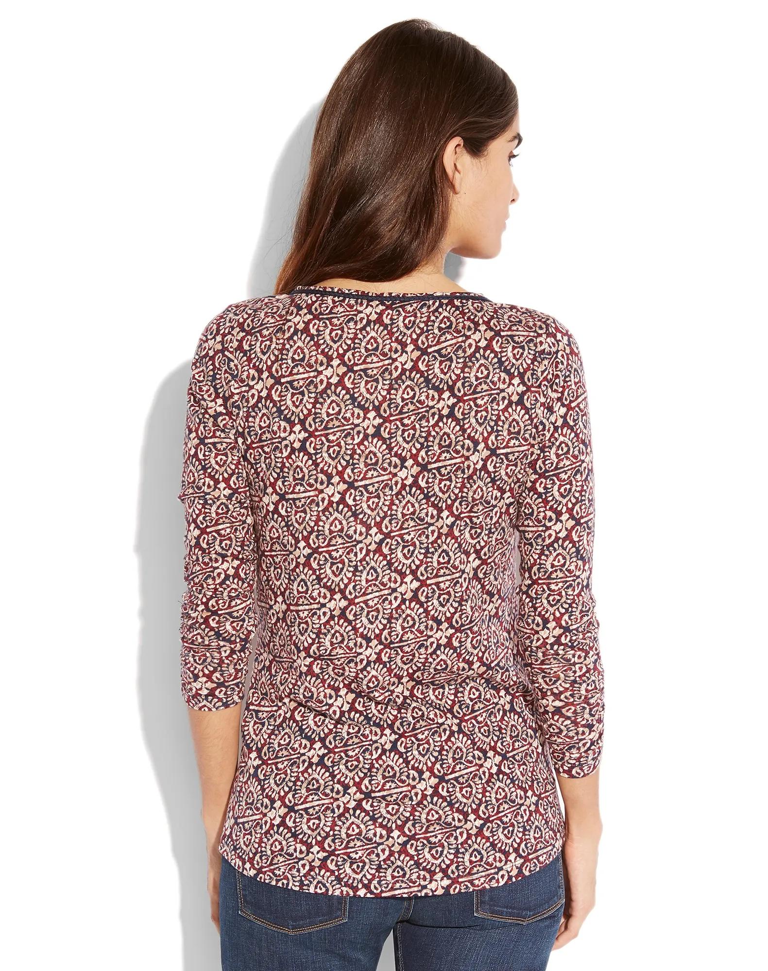 MOROCCAN PRINT TOP, image 2