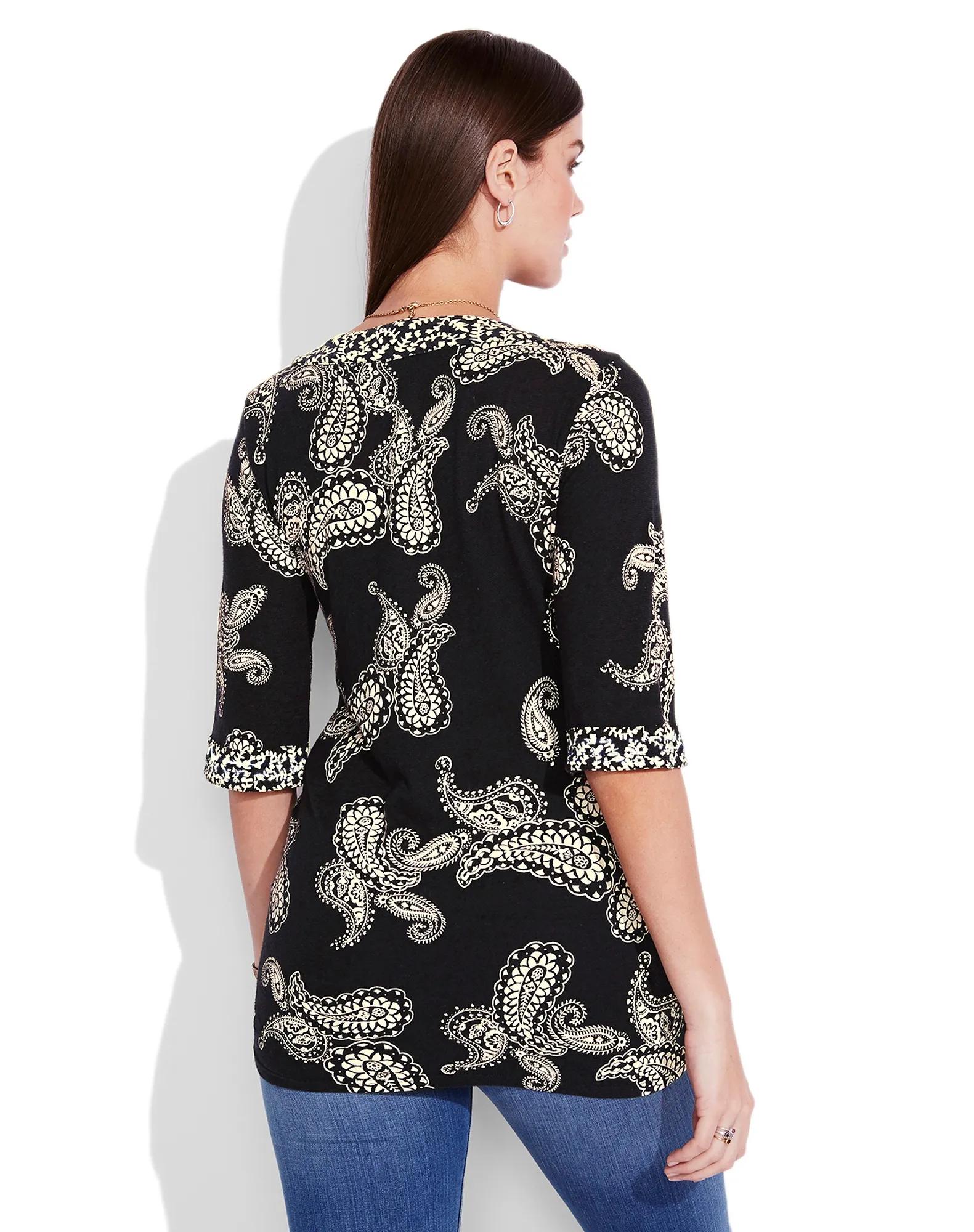 PAISLEY PRINT TOP, image 2