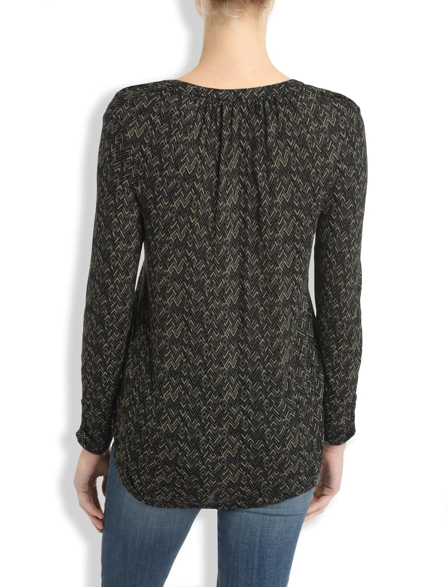 CHEVRON PRINT TOP, image 2