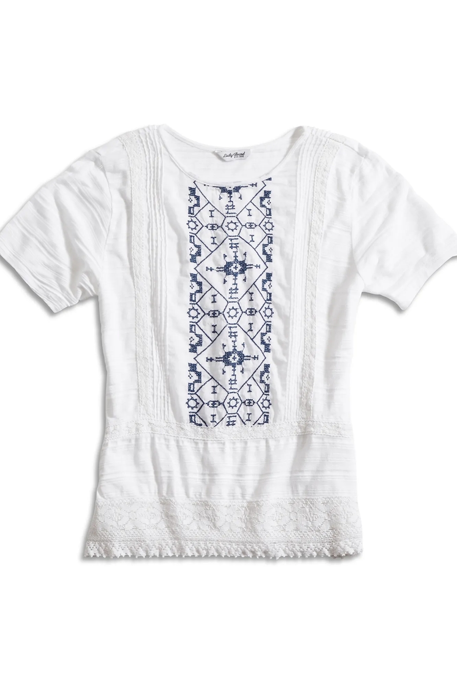 PANEL EMBROIDERED TOP, image 3