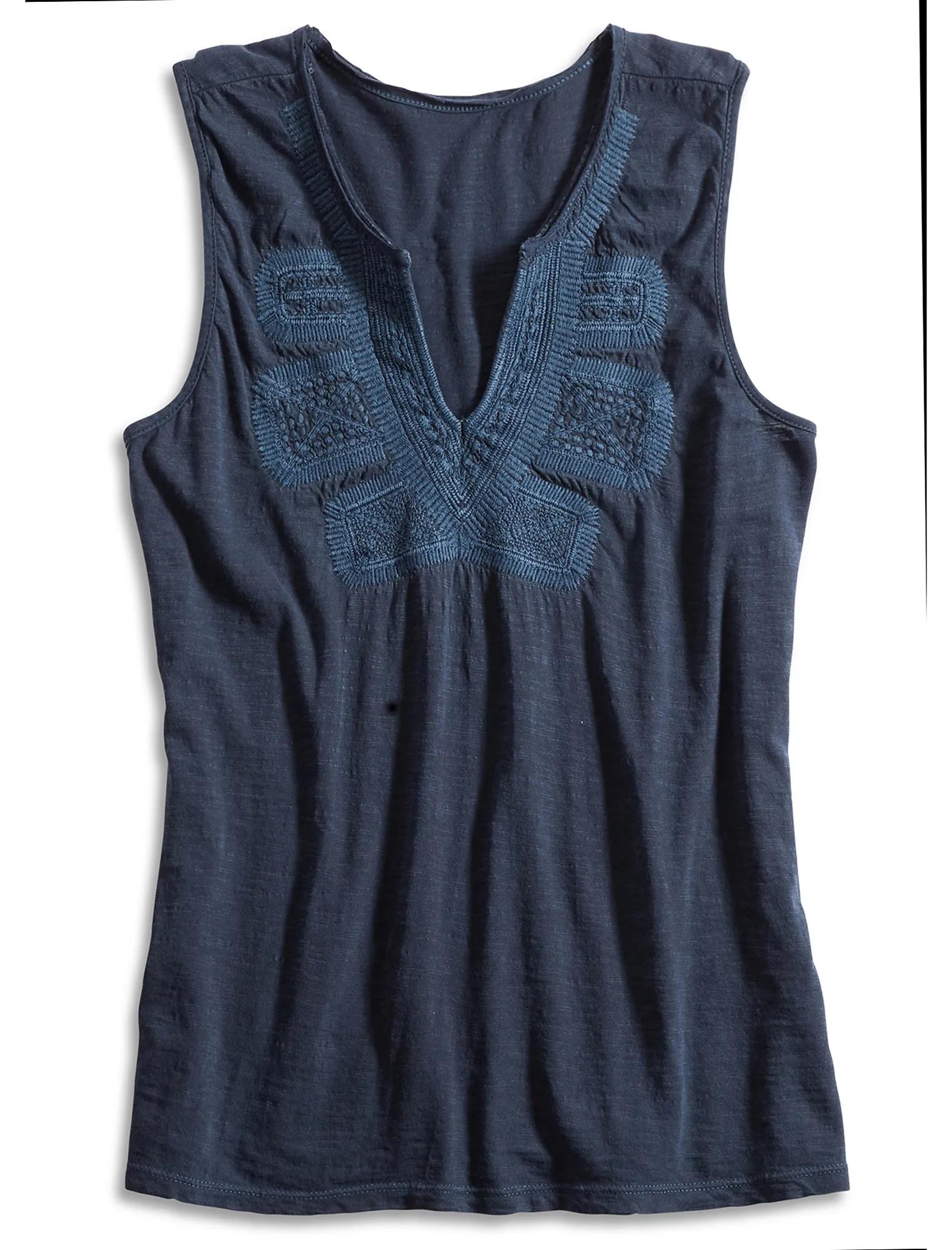 EMBROIDERED BIB TANK, image 3