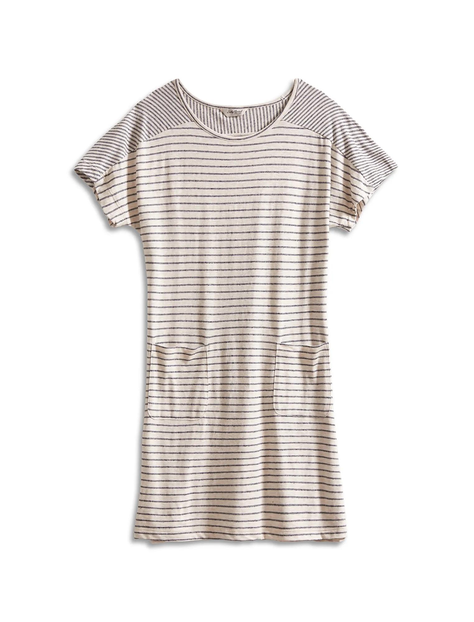STRIPED TEE SHIRT DRESS, image 3