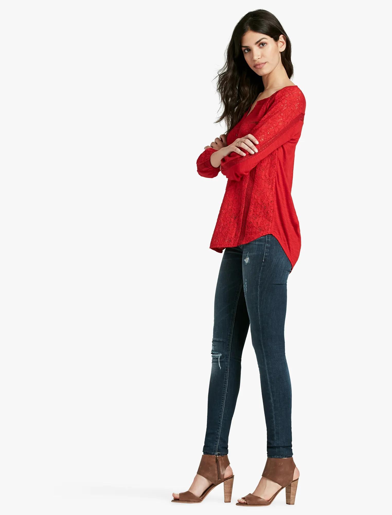 MIXED LACE TOP, image 2