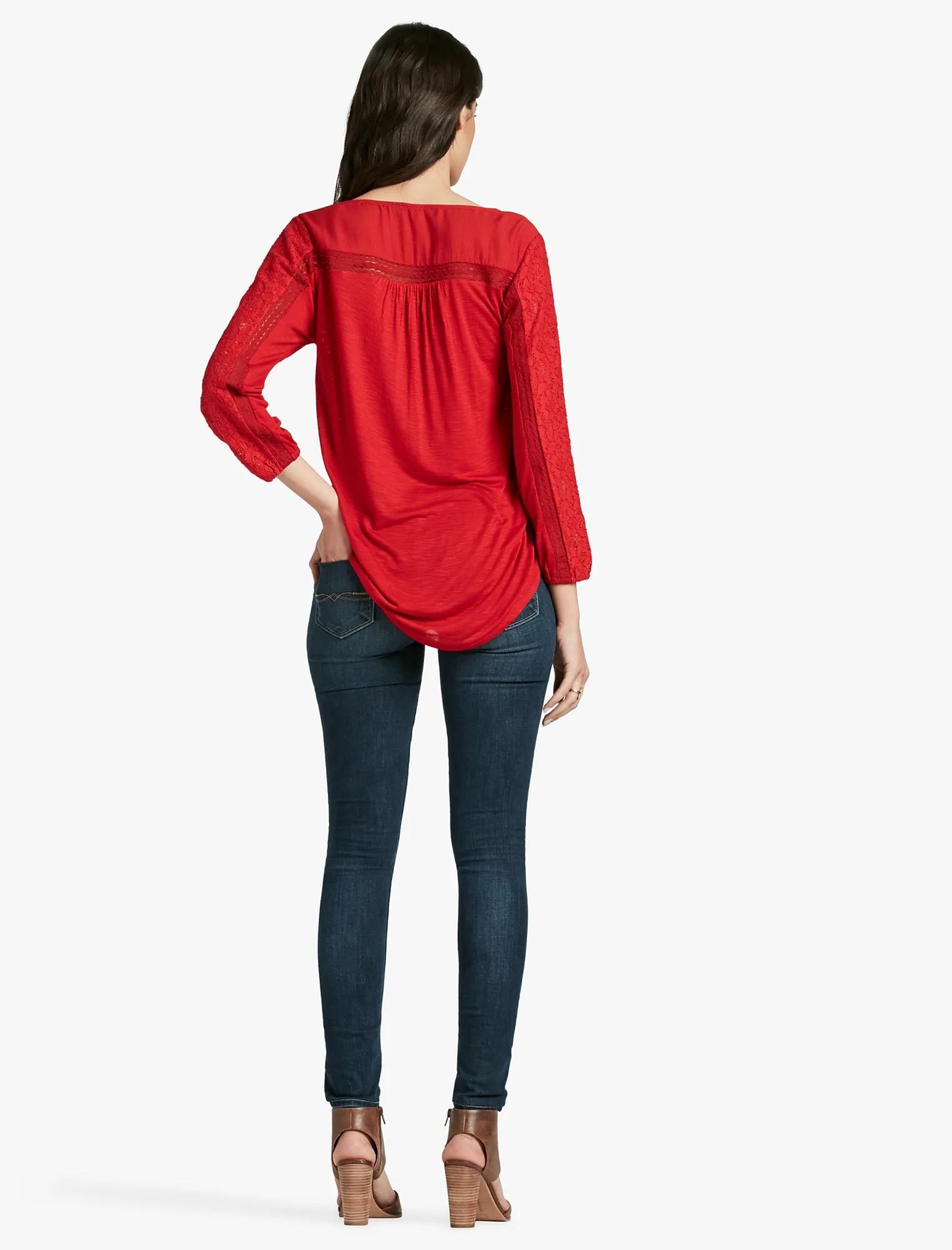 MIXED LACE TOP, image 3