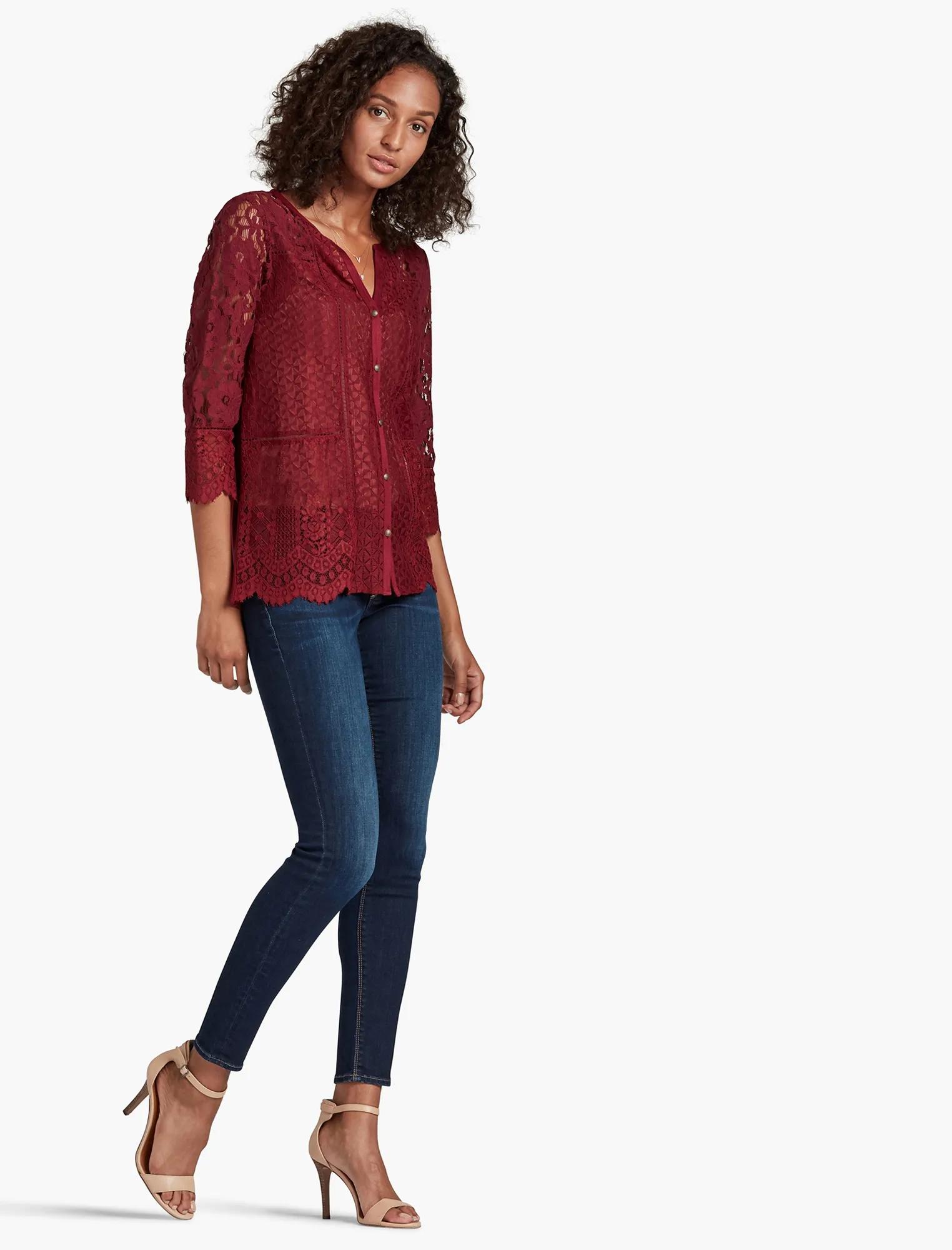 LACE MIX TOP, image 2