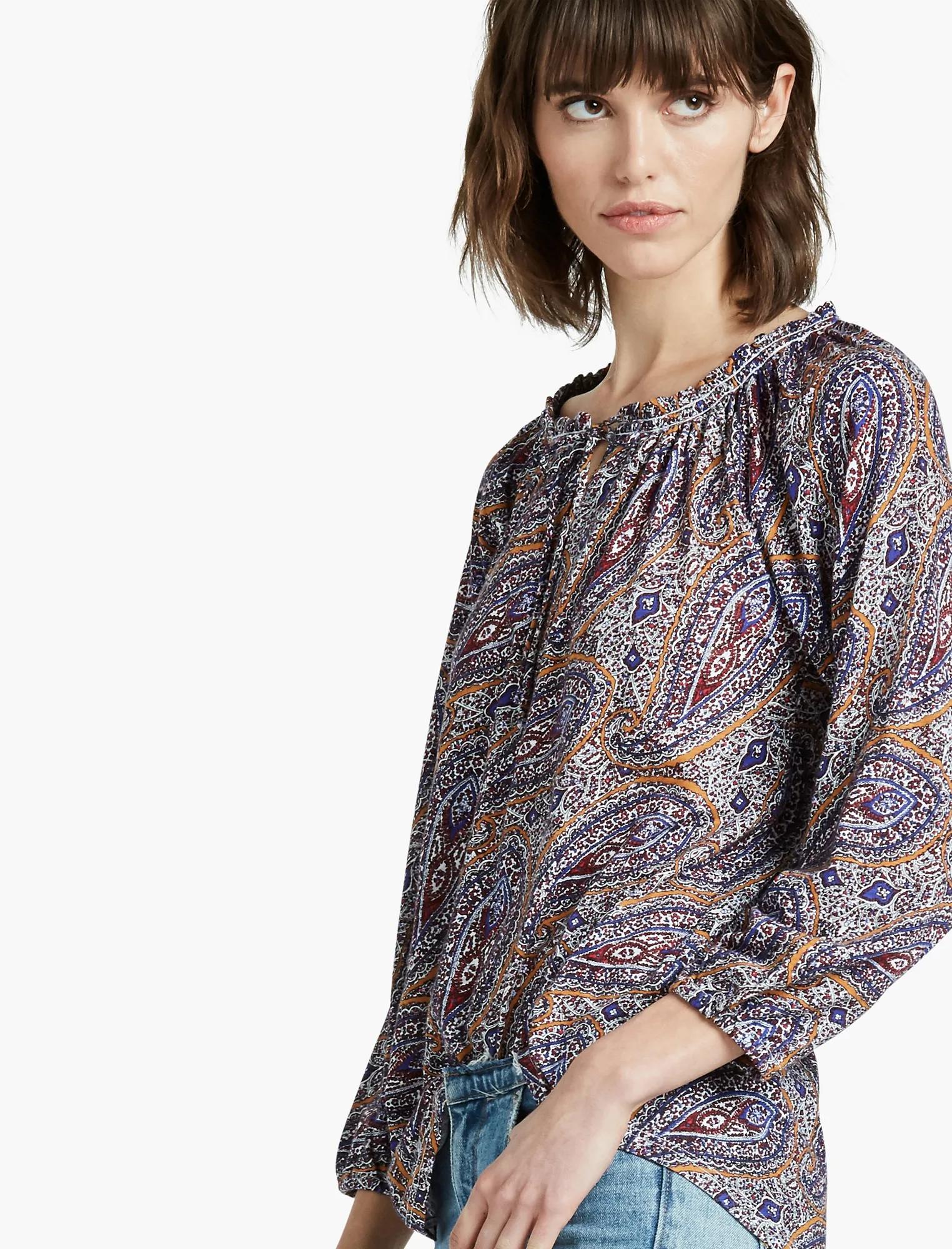 PAISLEY PRINTED TOP, image 1