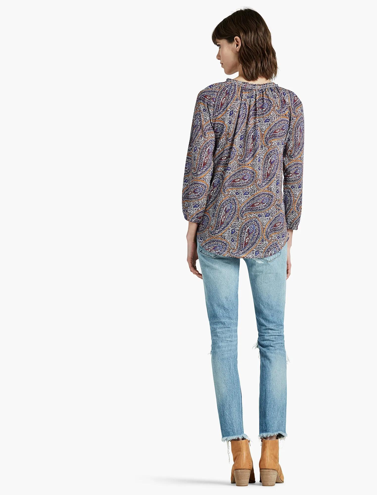 PAISLEY PRINTED TOP, image 3