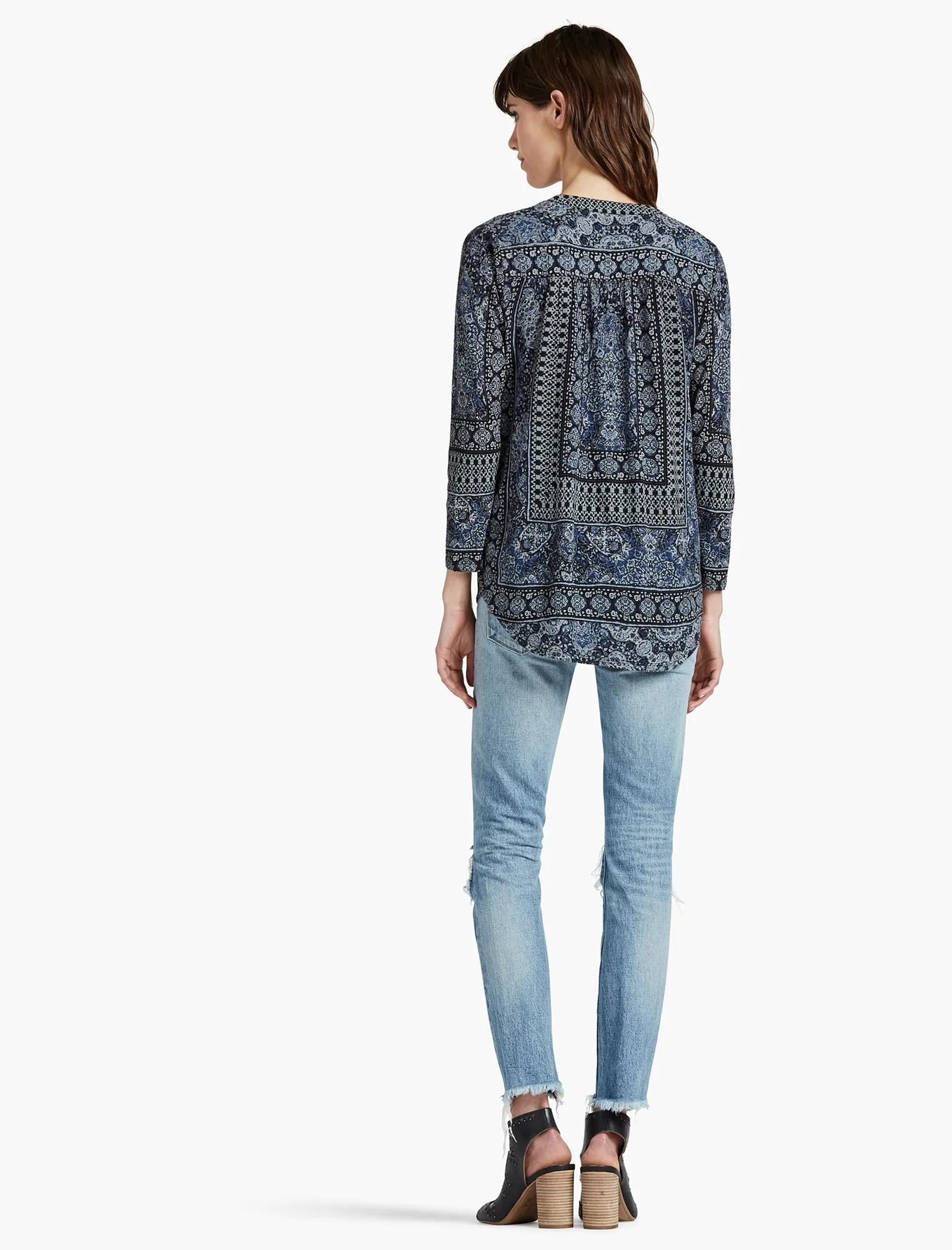 BORDER PRINT TOP, image 3