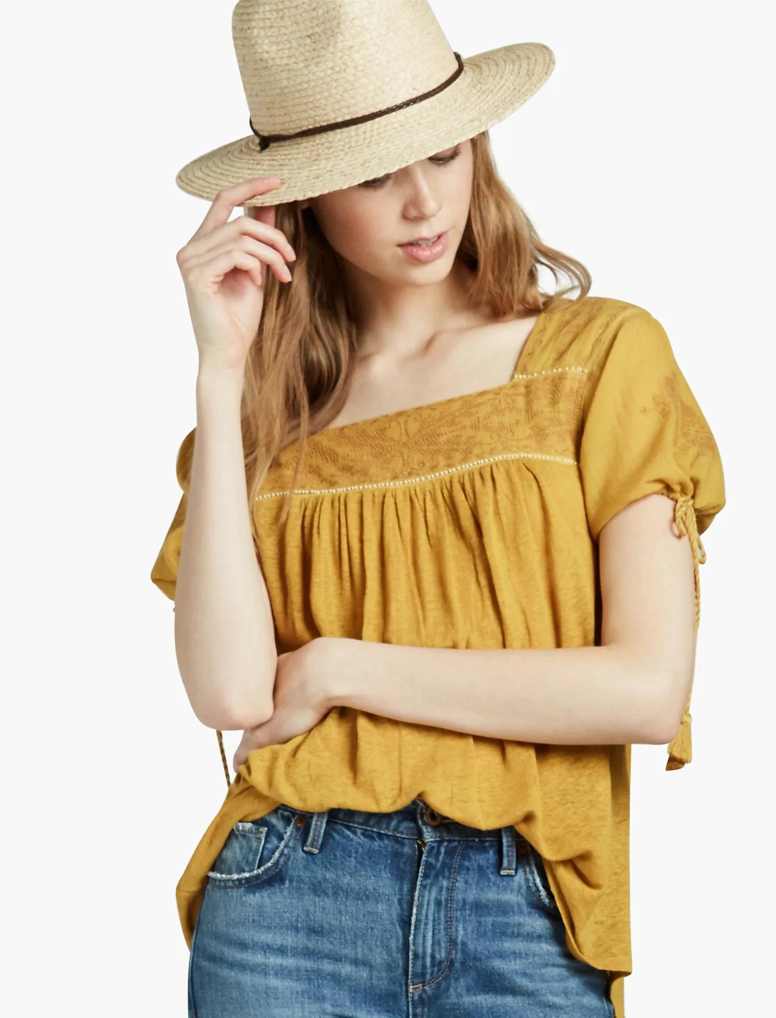 EMBROIDERED TOP, image 1