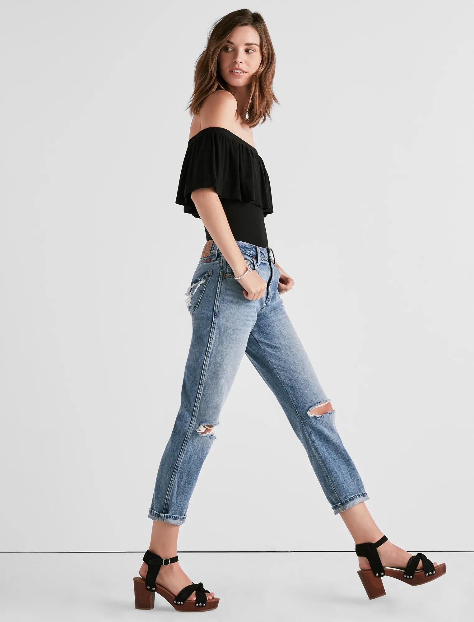 RIBBED OFF-SHOULDER BODYSUIT, image 2