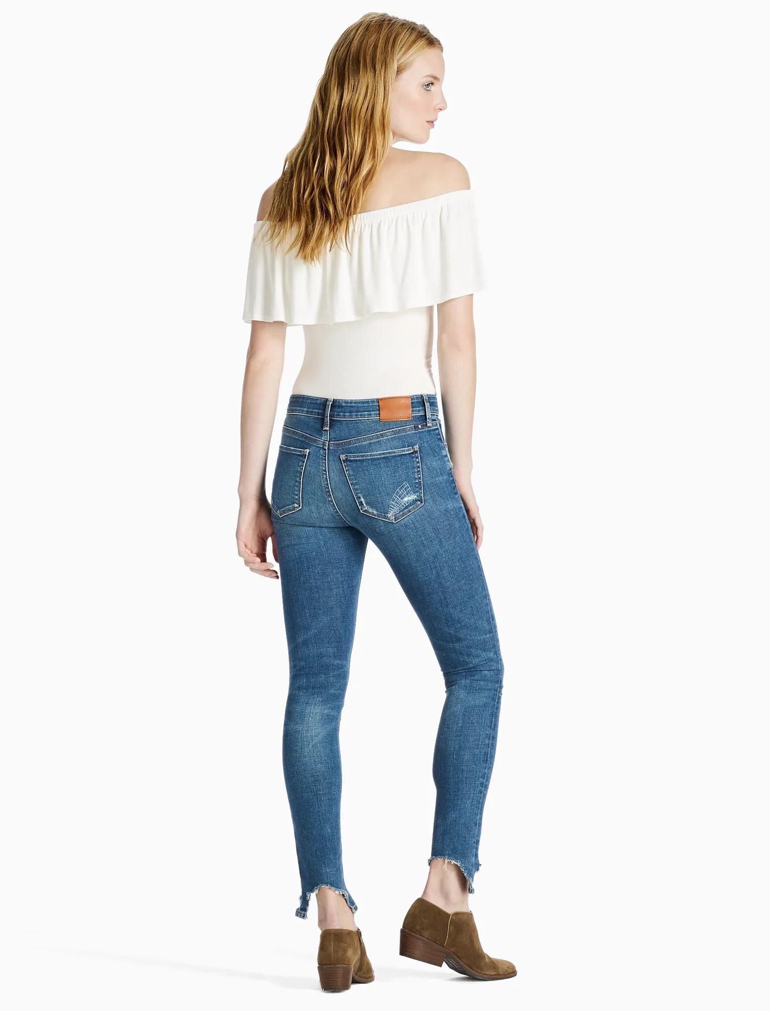 RIBBED OFF-SHOULDER BODYSUIT, image 3