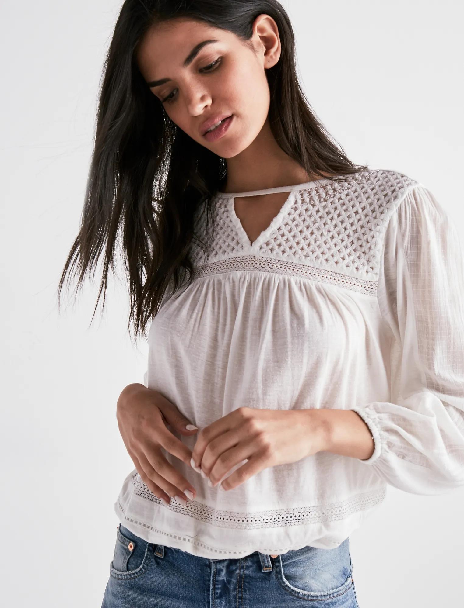 LACE BANDED BOTTOM TOP, image 1