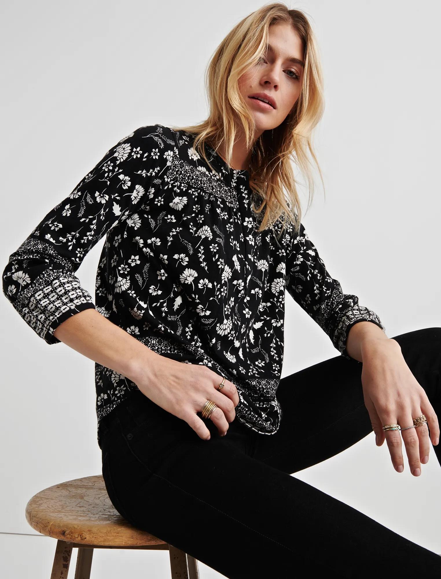 LS EMBROIDERED TOP, image 2