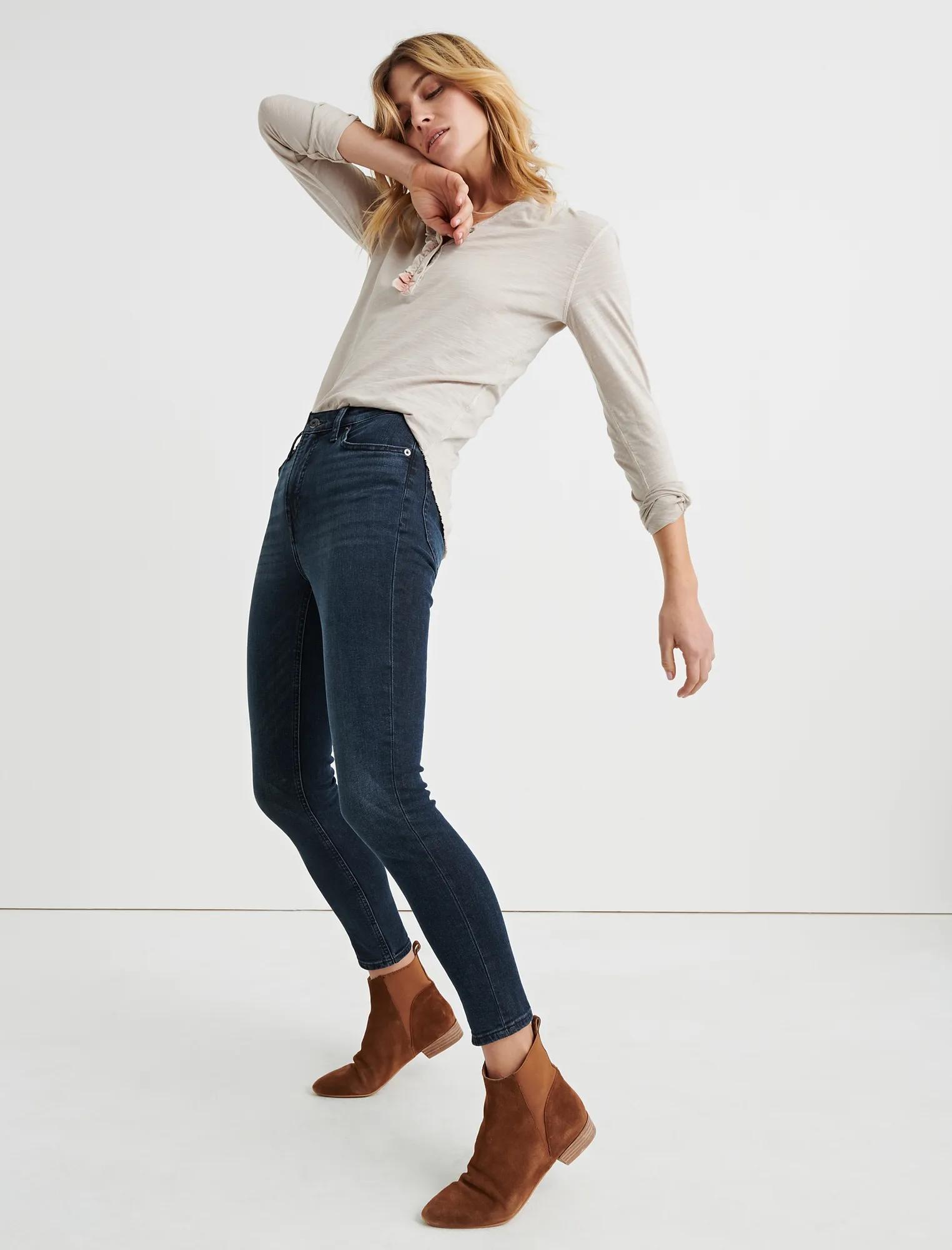 WASHED RUFFLE HENLEY, image 2