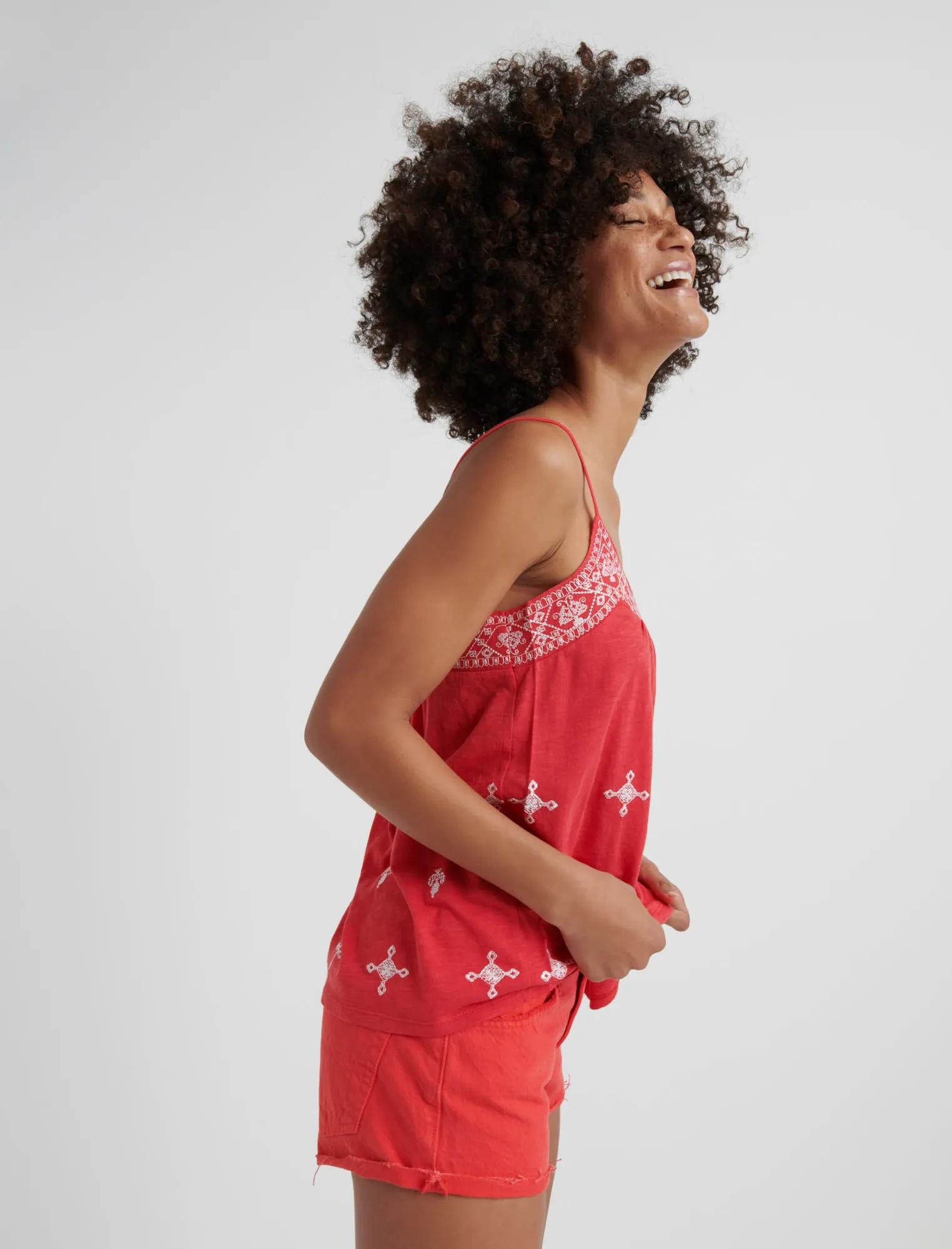 EMBROIDERED SWING CAMISOLE, image 2