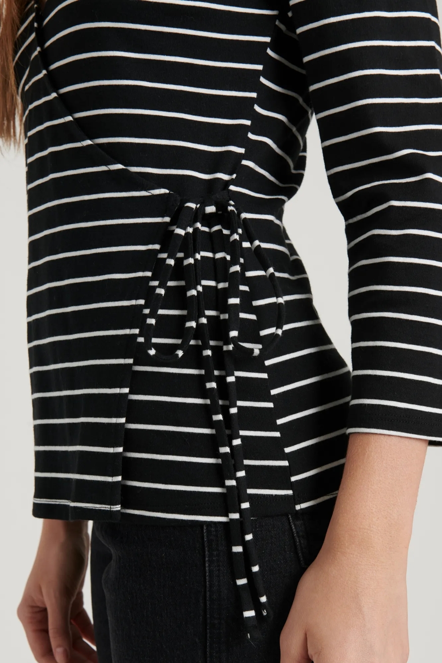 STRIPE WRAP TOP, image 5