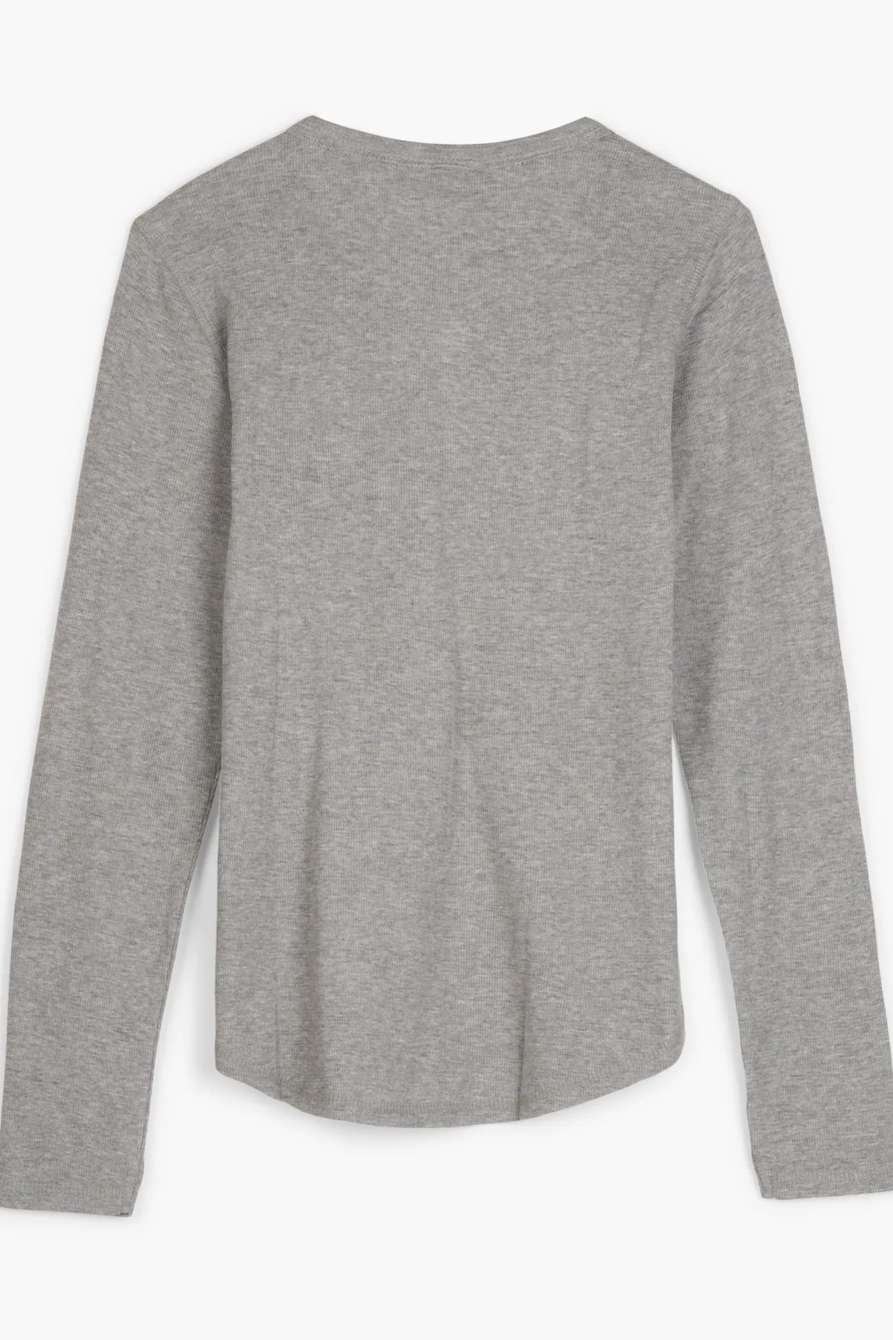 ALLOVER EMBROIDERED THERMAL TOP, image 2
