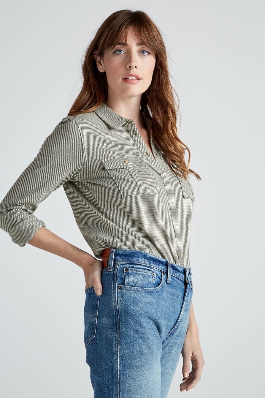 DOUBLE POCKET KNIT SHIRT, image 3