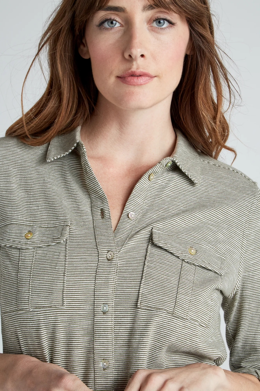 DOUBLE POCKET KNIT SHIRT, image 6