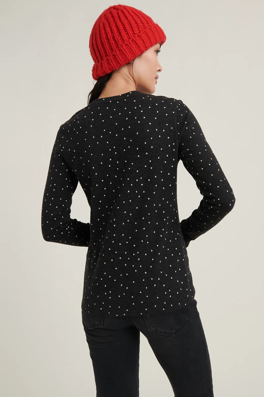 PRINTED CREW THERMAL TOP, image 4