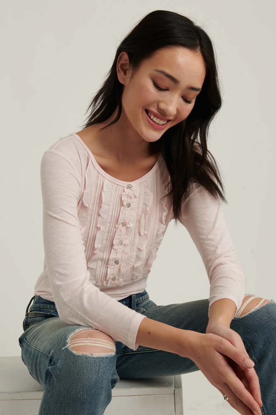 RUFFLE BIB TOP, image 3