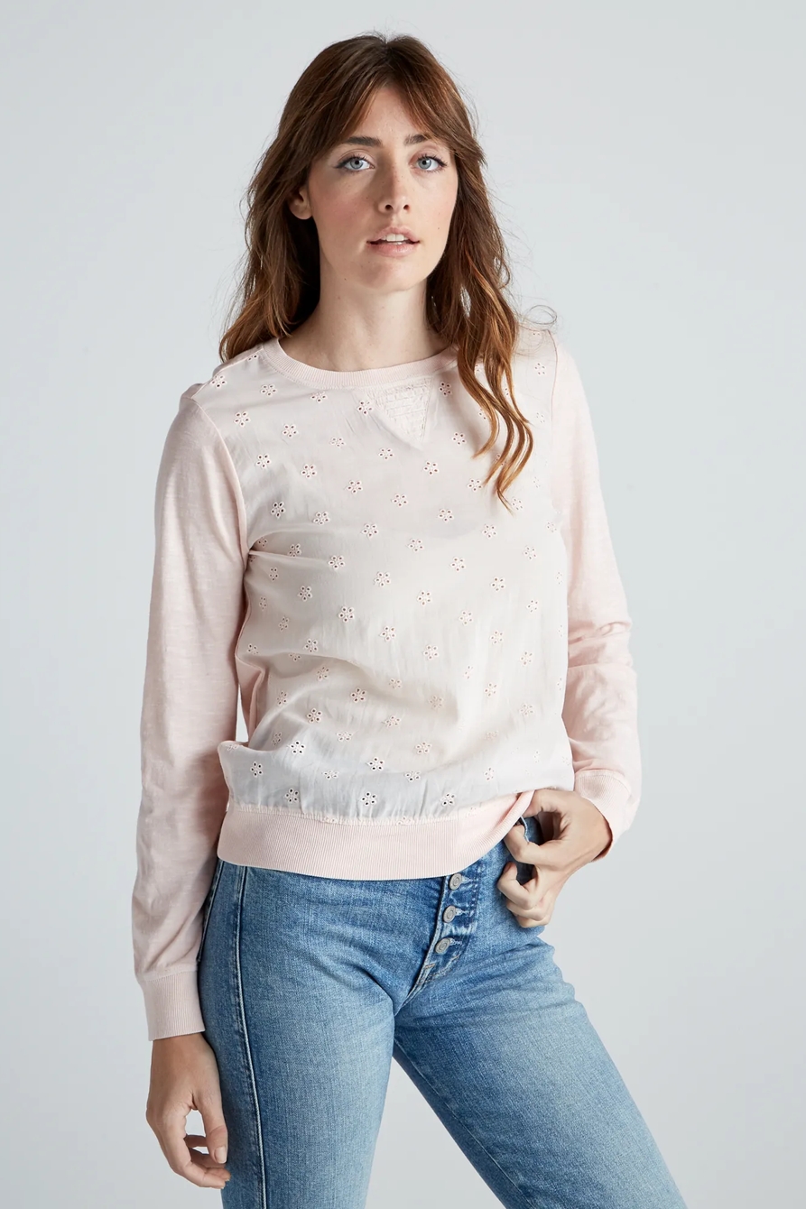MIX MEDIA PULLOVER TOP, image 3