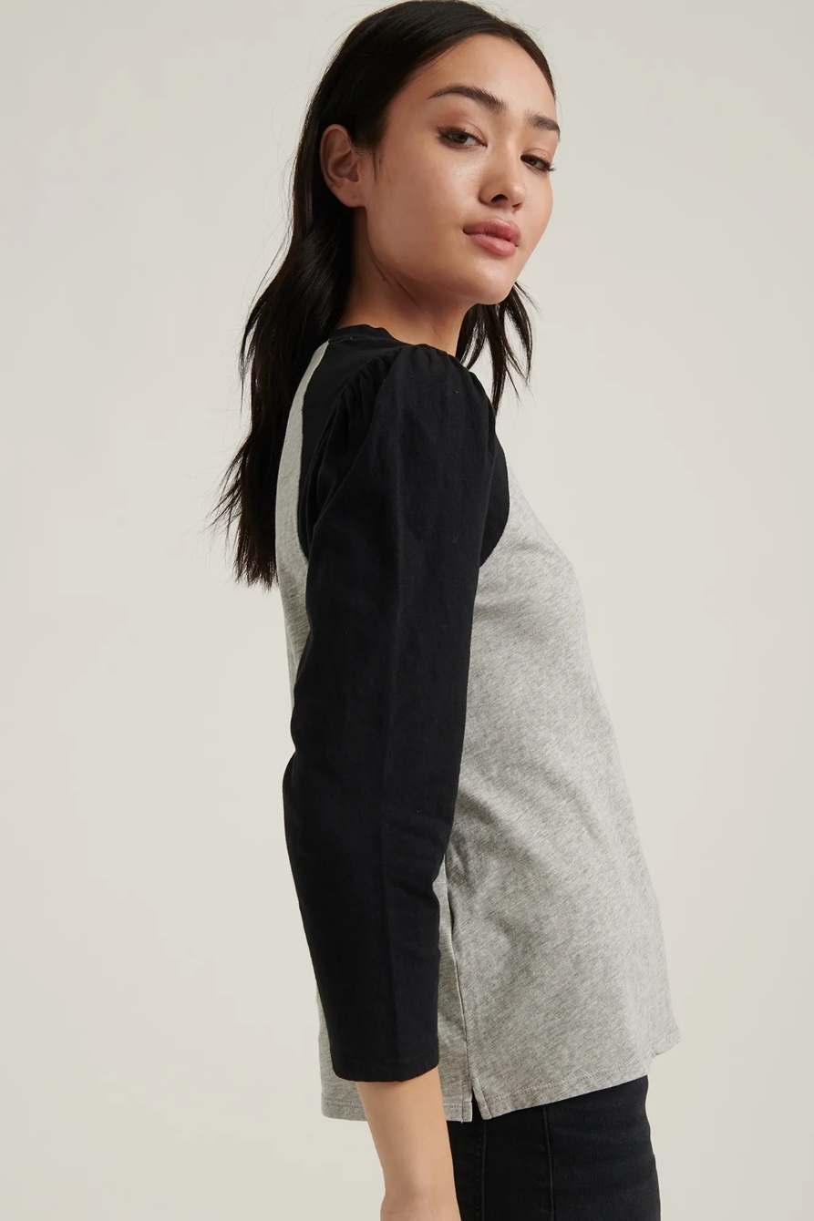 BASEBALL PUFF SLEEVE TEE, image 3