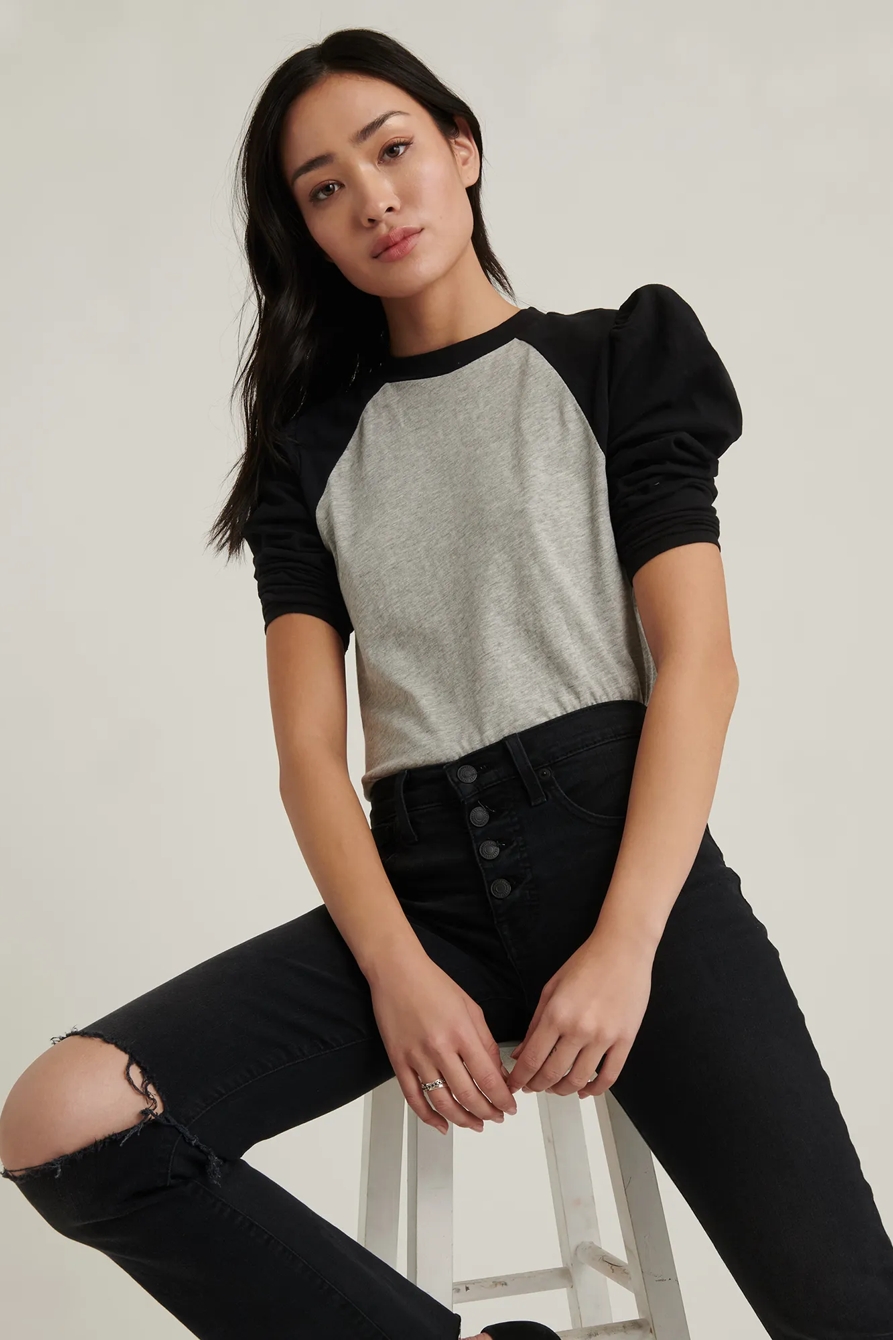 BASEBALL PUFF SLEEVE TEE, image 5