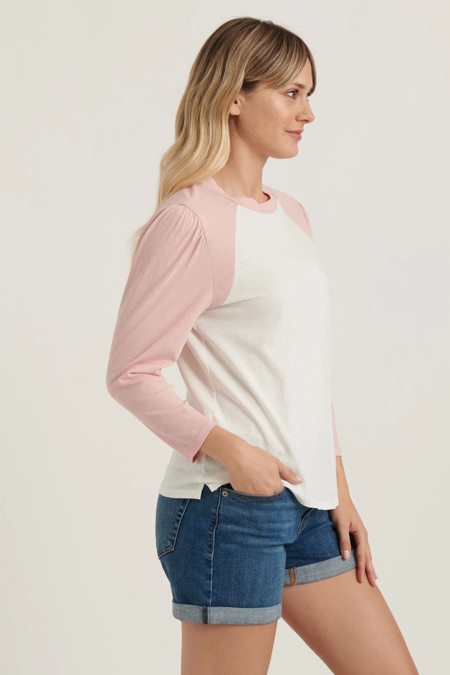 BASEBALL PUFF SLEEVE TEE, image 2