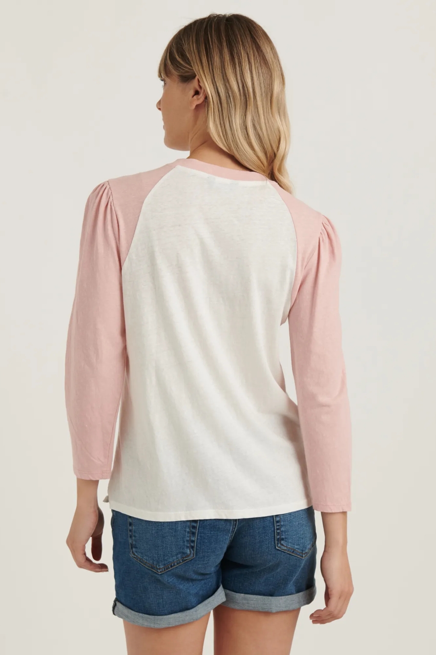 BASEBALL PUFF SLEEVE TEE, image 3
