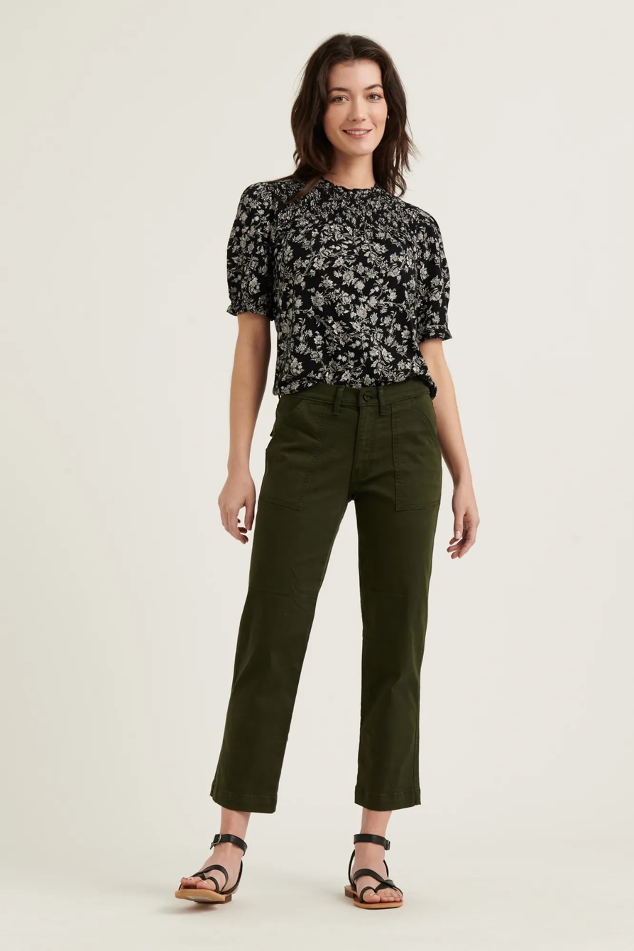 PUFF SLEEVE PRINTED TOP, image 2