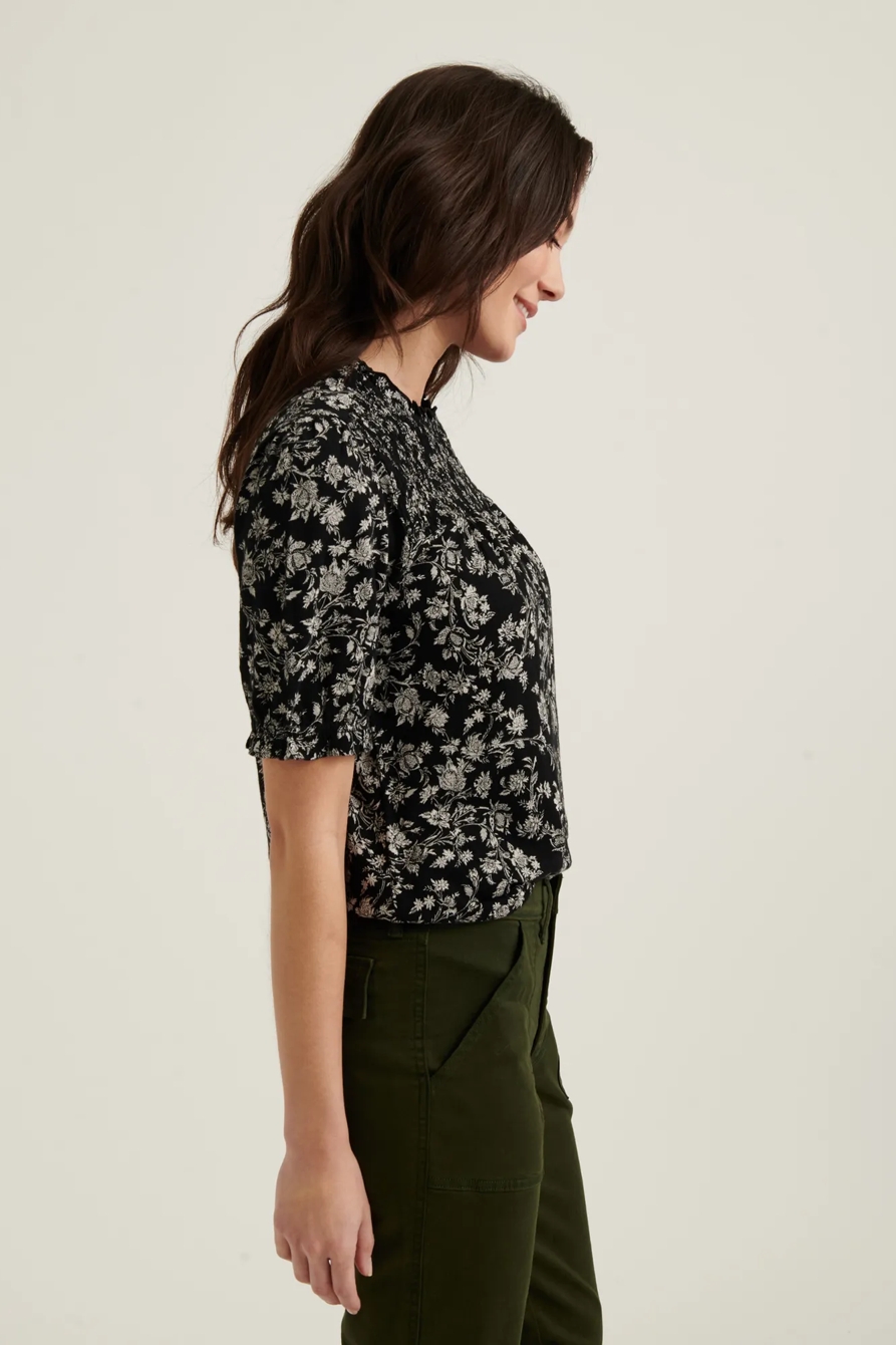 PUFF SLEEVE PRINTED TOP, image 3