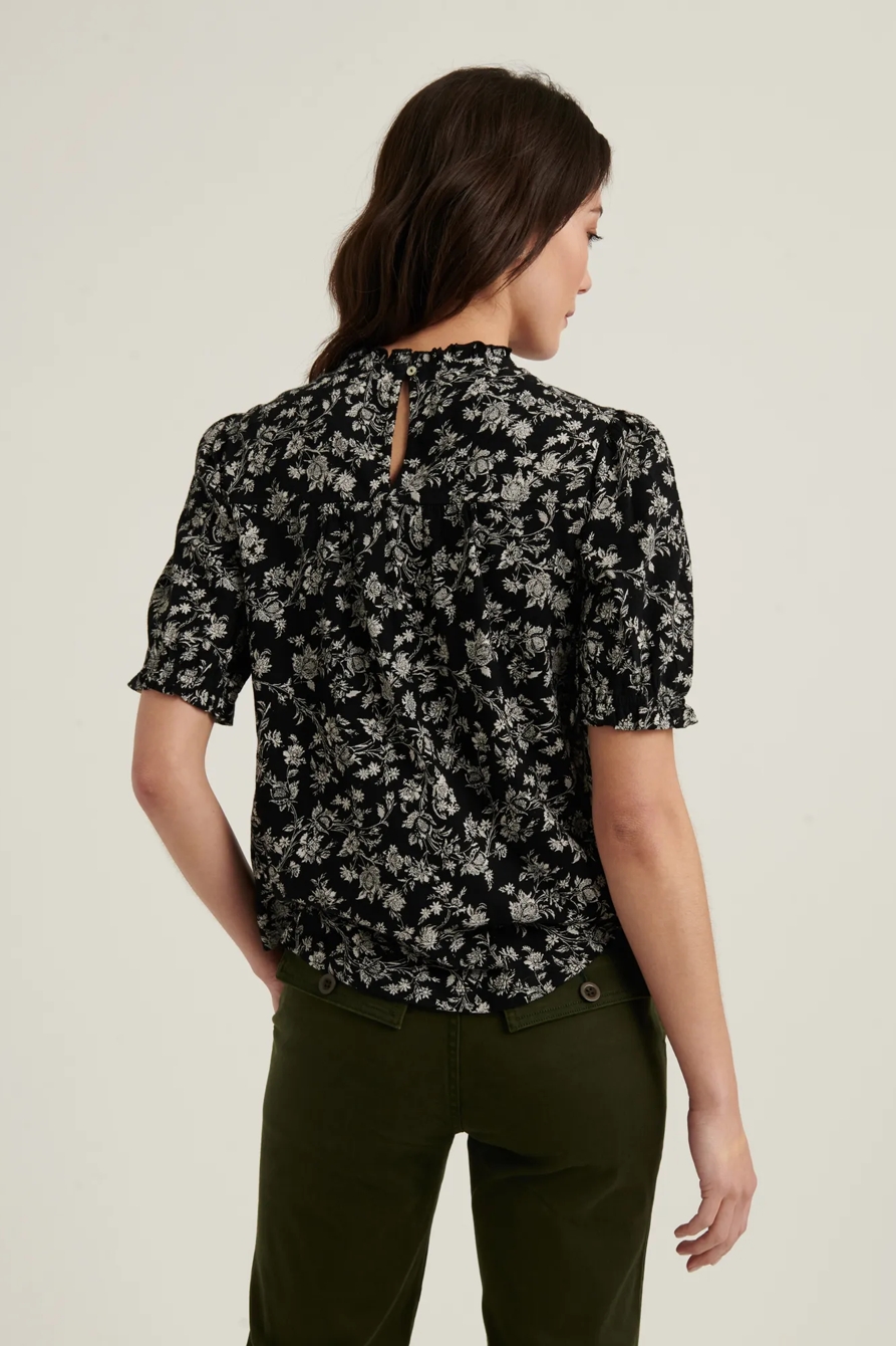 PUFF SLEEVE PRINTED TOP, image 4