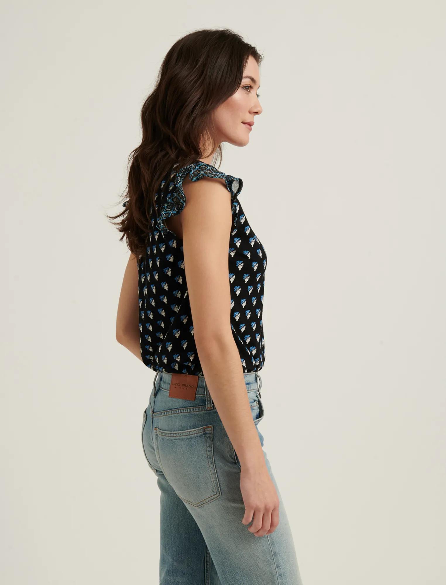 WOODBLOCK PRINTED TANK TOP, image 3