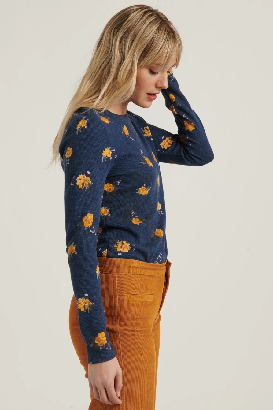 PRINTED CREW THERMAL TOP, image 3