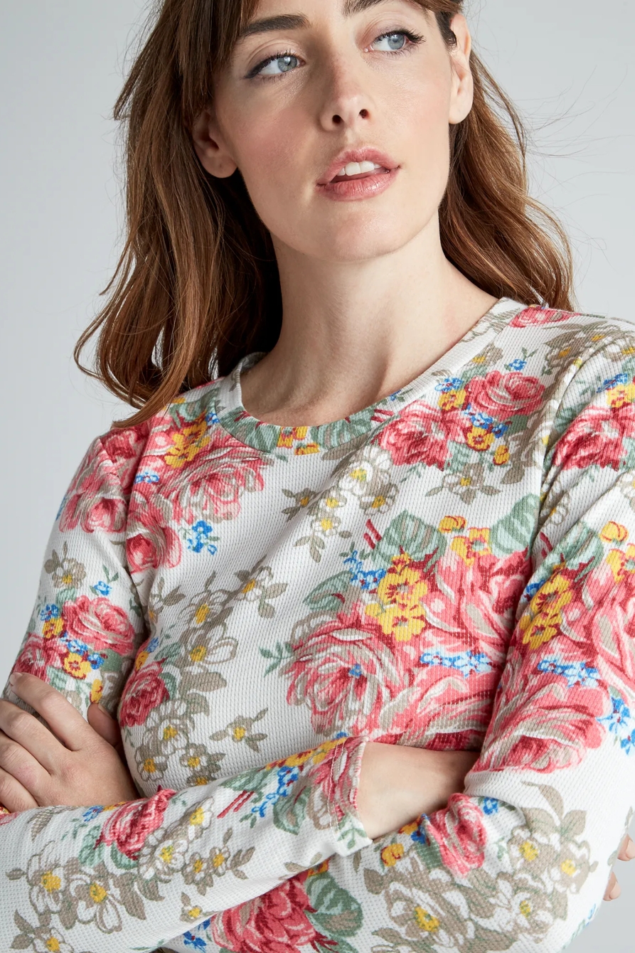 PRINTED CREW THERMAL TOP, image 6