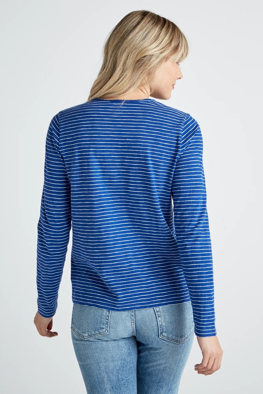 NOTCH NECK LONG SLEEVE TEE, image 5