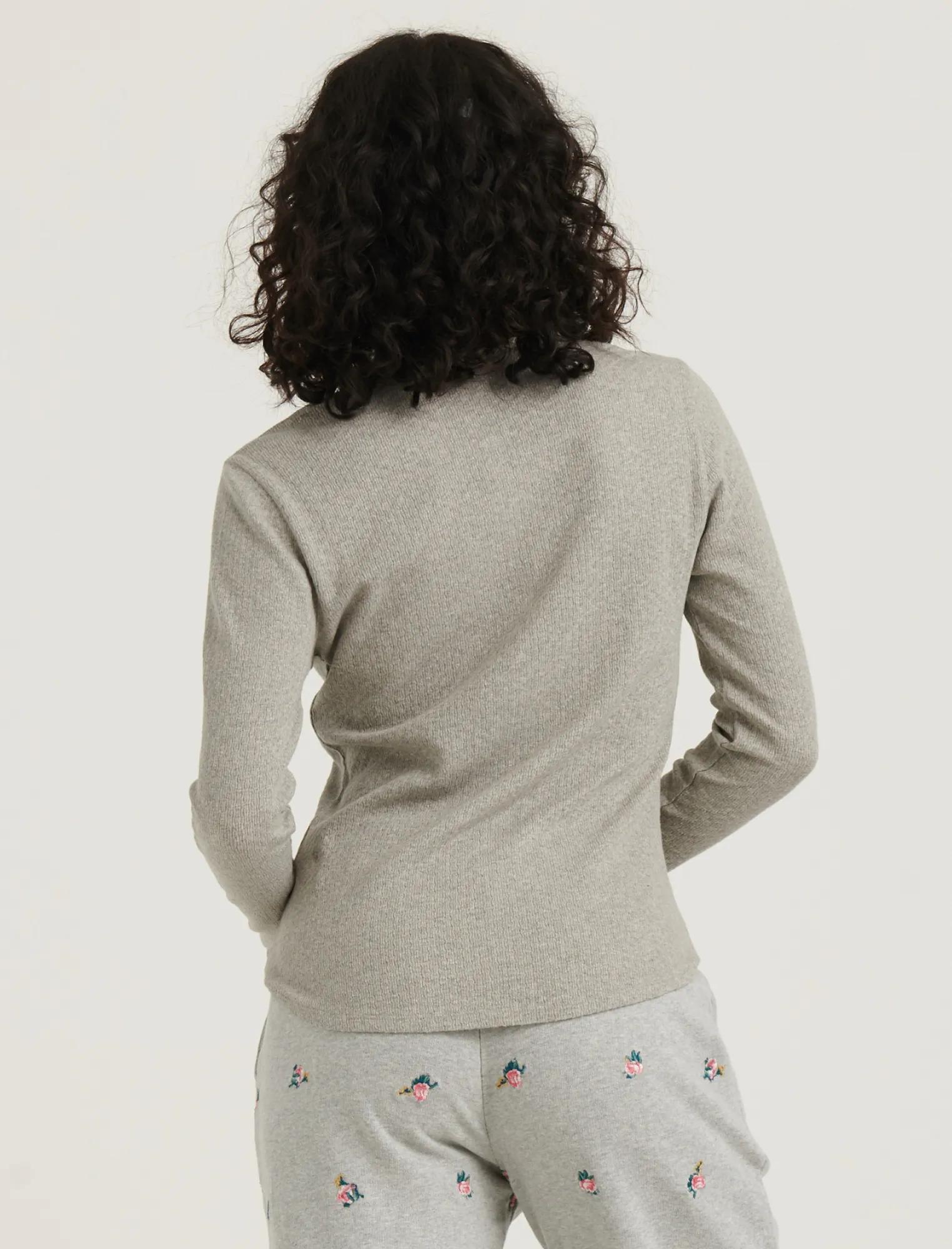 POINTELLE HENLEY THERMAL TOP, image 3