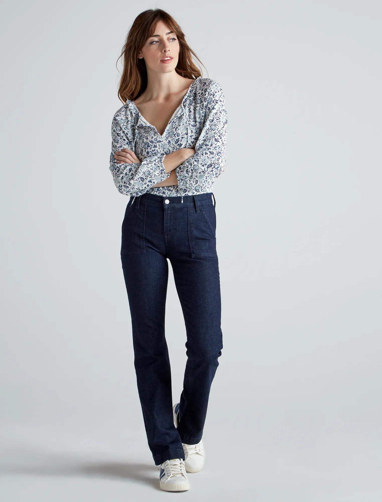 PRINTED KNIT BLOUSE TOP, image 2