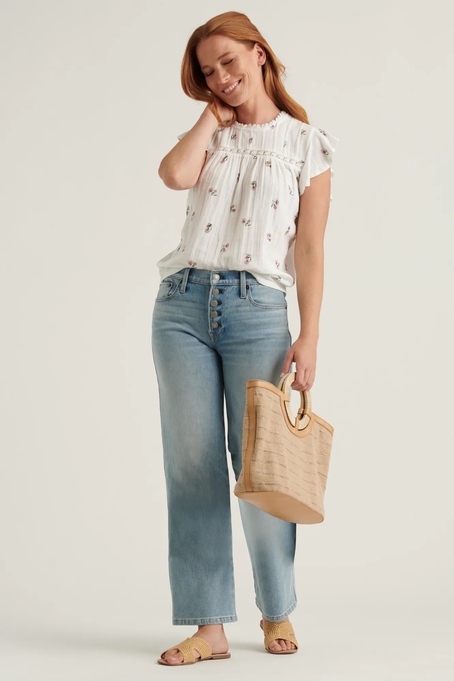 WOVEN MIX SLEEVELESS TOP, image 2