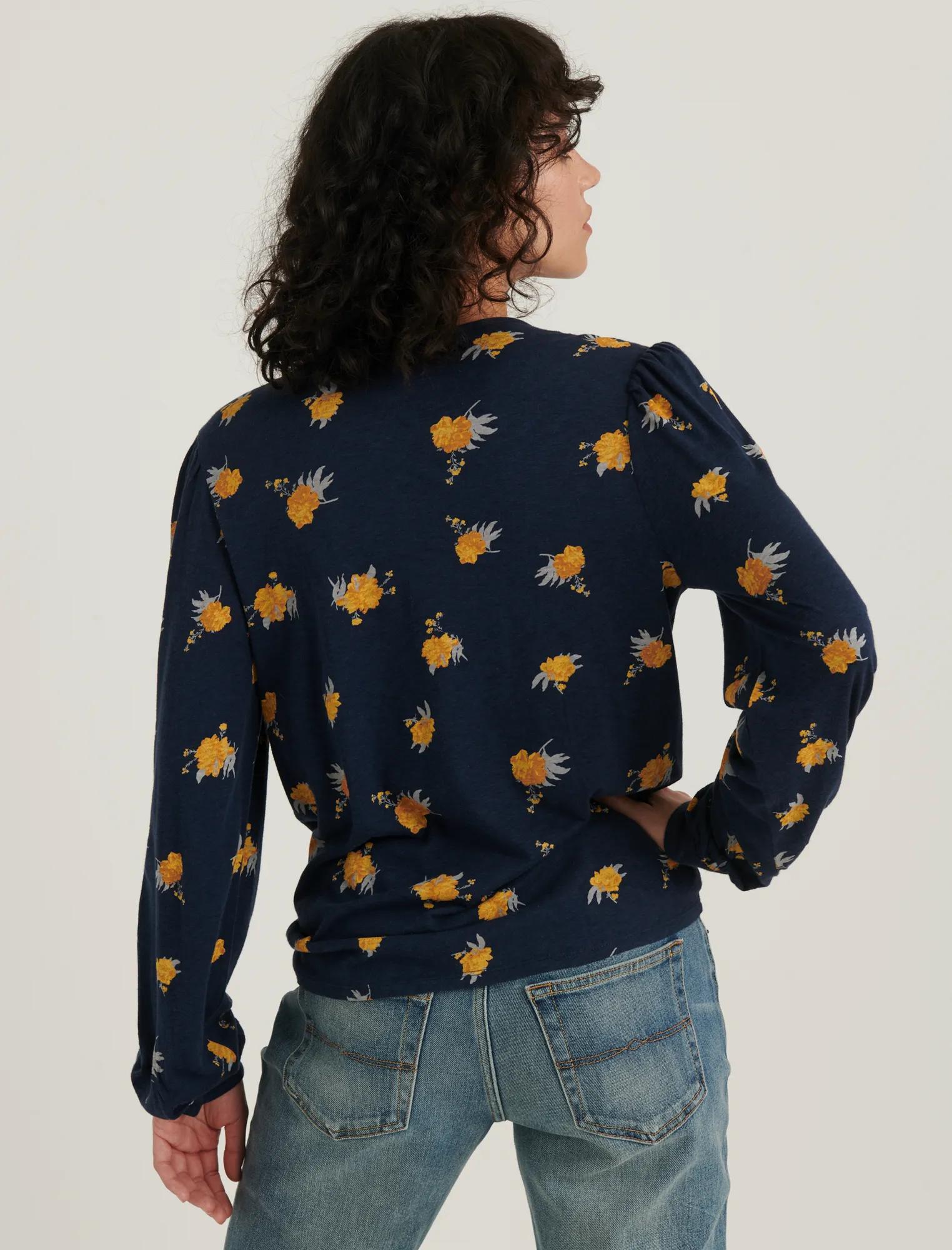 PRINTED PEASANT TOP, image 3