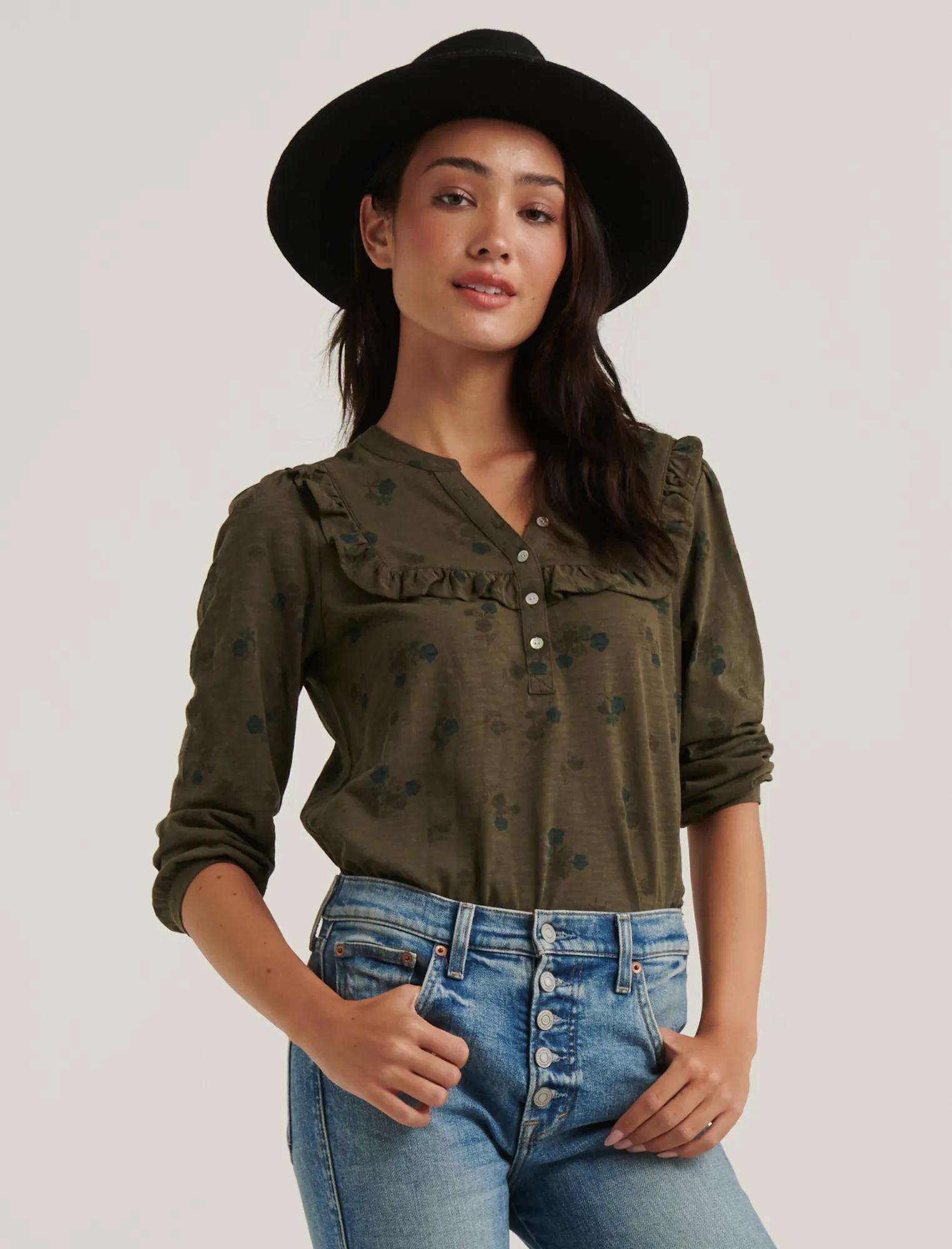 RUFFLE BIB HENLEY, image 2