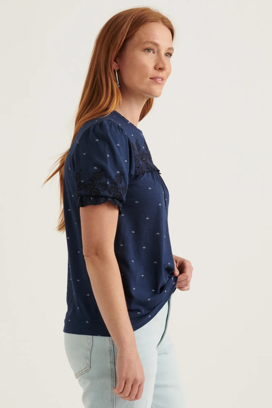 PRINTED SHORT SLEEVE TOP, image 3