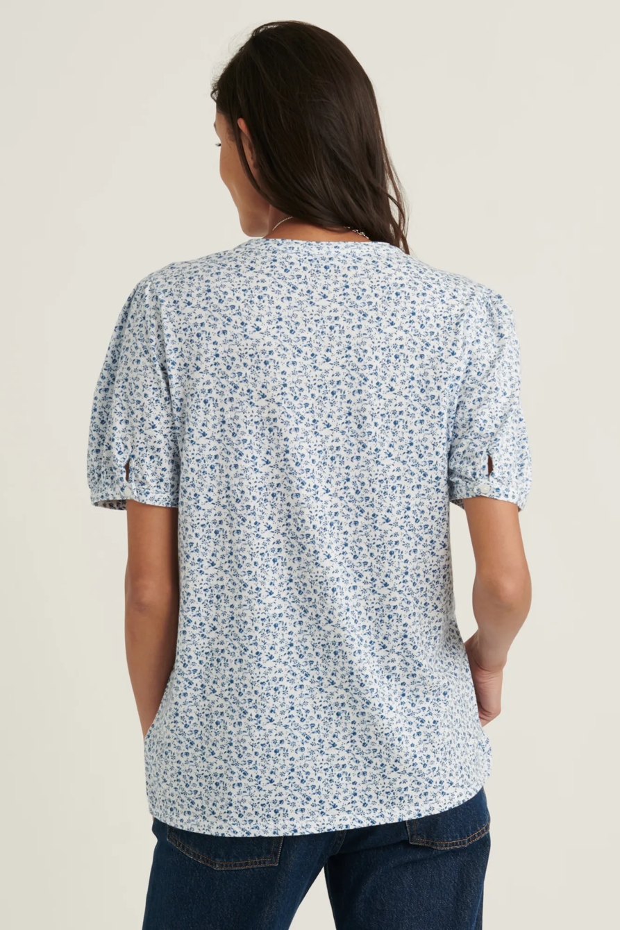 RUFFLE BIB SHORT SLEEVE TOP, image 4
